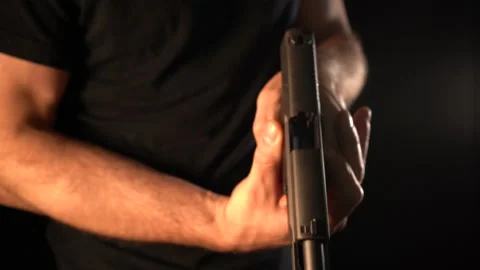 Slide release Stock-Footage 197008538