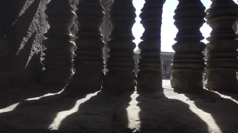 Slide right window shadow structures angkor wat Видео 226873794