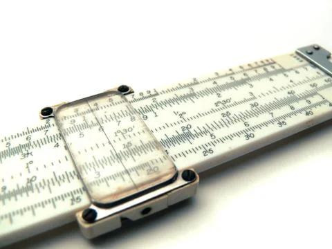 Slide rule Stock Photos