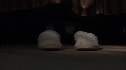 SLIDE INTO SLIPPERS Stock Footage 5391484