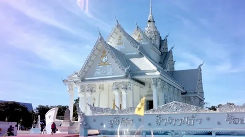 Slide temple thailand Video stock 83221309
