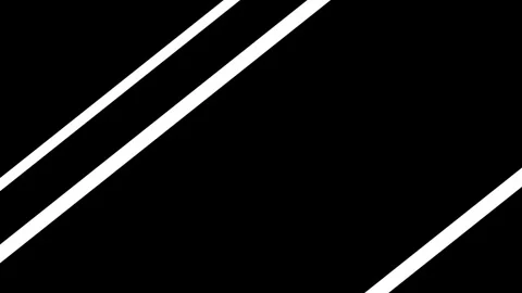 Slide Transitions. White Diagonal Lines Geometric Motion Transition on Black Stock Footage 341546928
