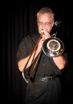 Slide trombone Stock-Fotos