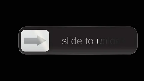 Slide to unlock Interface Stock Footage 160136967