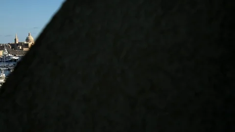 Slide view of Malta, Valleta Vídeo Stock 99288350