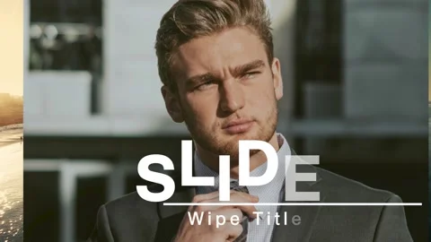 Slide Wipe Replacement Title Catálogo de After Effects
