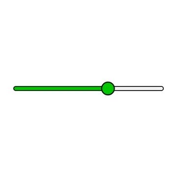 Slider bar indicating adjustment selection interface element 스톡 일러스트