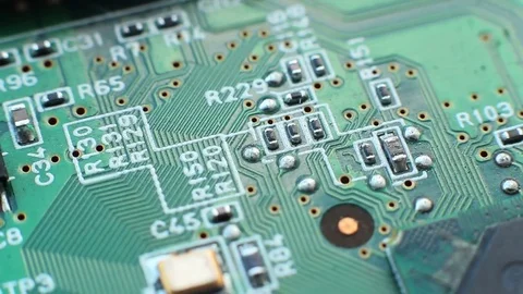 Slider Circuit Board 11 Stock Footage 73045362