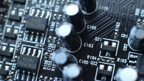 Slider Circuit Board 33 Stock Footage 73045645