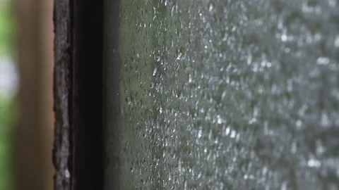 Slider close up shot of an old window 4K prores 422 Stock-Footage 154744513