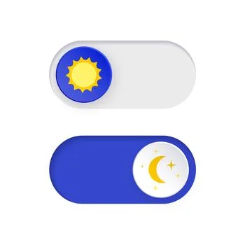 Slider Day Night Stock Illustration