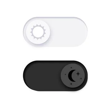 Slider Day Night Stock Illustration