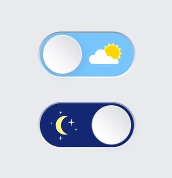 Slider Day Night Stock Illustration