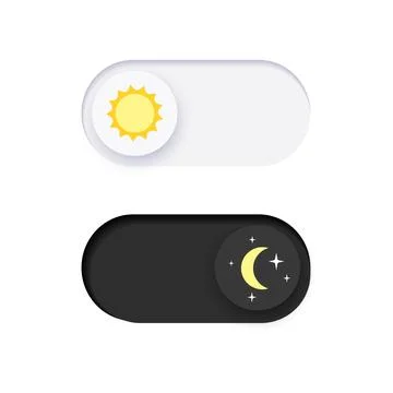 Slider Day Night Stock Illustration