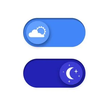 Slider Day Night Stock Illustration