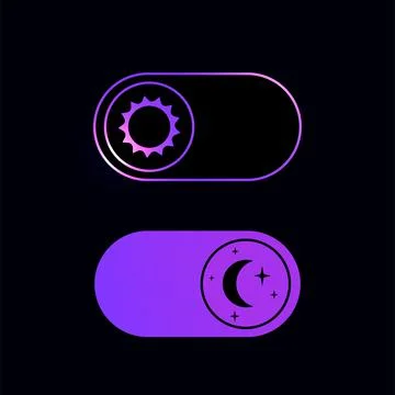 Slider Day Night Stock Illustration