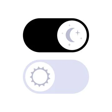 Slider Day Night Stock Illustration