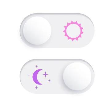 Slider Day Night Stock Illustration