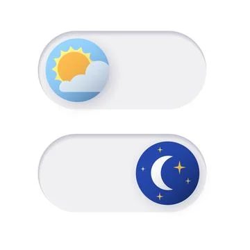 Slider Day Night Stock Illustration