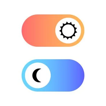 Slider Day Night Stock Illustration