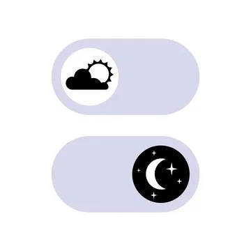 Slider Day Night Stock Illustration