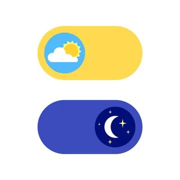 Slider Day Night Stock Illustration