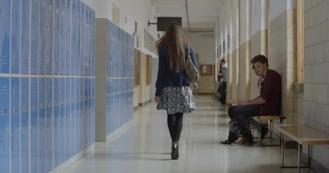 Slider Making My Way To Class Stock Footage 127045962