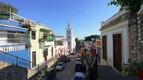 Slider motion of Hostos street Видео 170742033