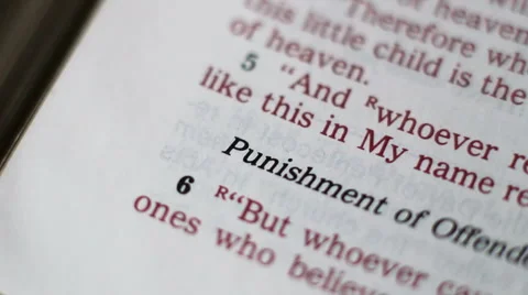 Slider Pages Of The Bible Video stock 61130802