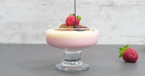 Slider-Pudding Stock Footage 132361099