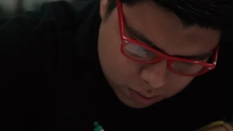 Slider shot of Student Stock Footage 71599648