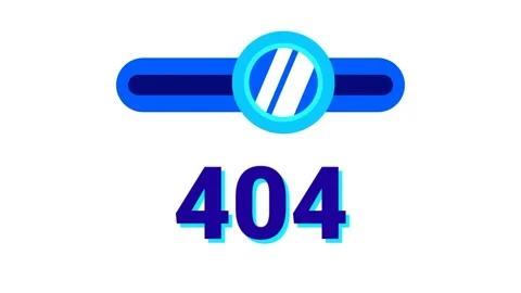 Slider Themed 404 Error Stock Footage 335667647