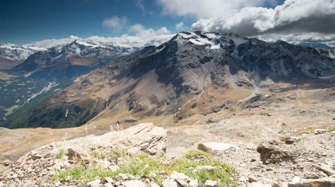 Slider timelapse of alpine peaks Video stock 62772550