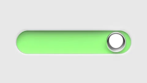 Slider toggle switch button Stock Footage 244115738