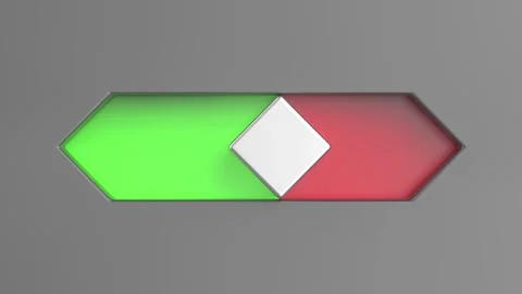 Slider toggle switch interface button Stock Footage 246762849