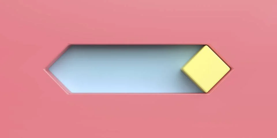 Slider toggle switch interface button Rhombus shaped slider toggle switch ... Stock Photos