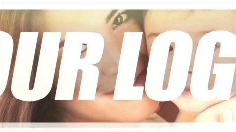 Slides Alpha Logo - Apple Motion 5 and Final Cut Pro X Template 스톡 After Effects