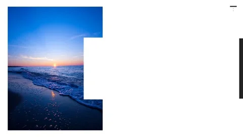 Slideshow with landscape screening Vídeo Stock 323157797