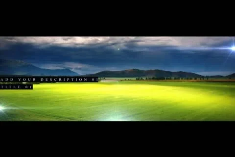 Slideshow with Lights Stockmateriaal After Effects