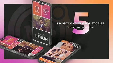 Slideshow - Multiscreen Slideshow 스톡 After Effects