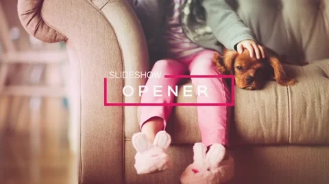 Slideshow Opener Stockmateriaal After Effects