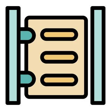 Sliding automatic gate protecting access to private area Illustrazione stock