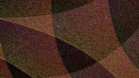 Sliding dark particles over abstract geometric shapes Video stock 151594403
