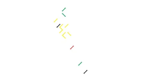 Sliding Diagonal Elements Create Vanuatu Map Silhouette Stock Footage 328426643