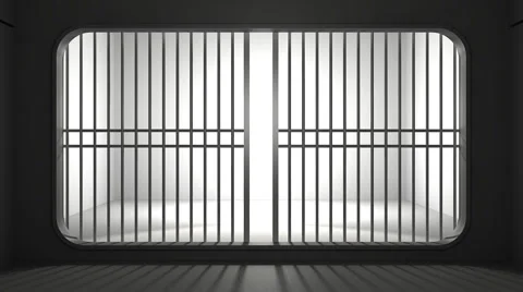 Sliding doors with bars. Vídeos de archivo 59591052