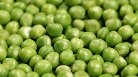 Sliding in front of shelled peas layer Stock Footage 78178308