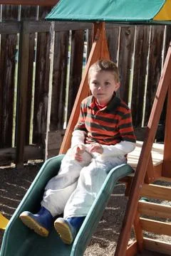 Sliding fun Stock Photos