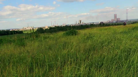 Sliding on the hill Video stock 39844839