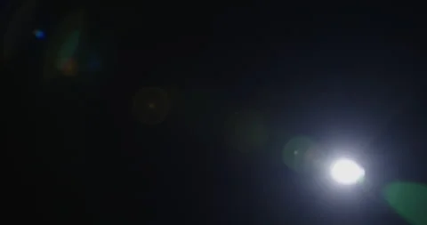 Sliding lens flare cinematic effect Stock Footage 332445991