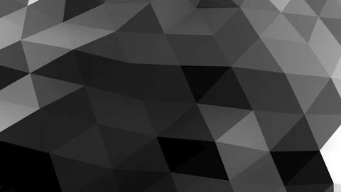 Sliding mesh texture of triangles and reflection. Stock Footage 126344103